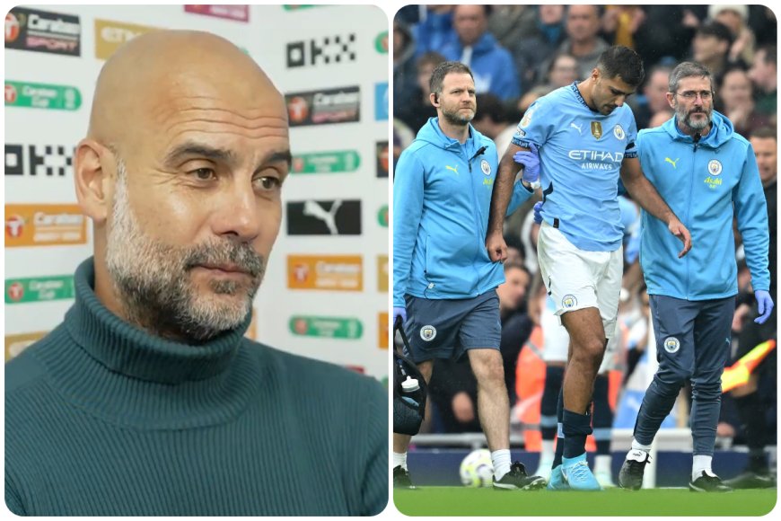 Timescale of Rodri’s injury still unknown admits Man City boss Pep Guardiola --[Reported by Umva mag]