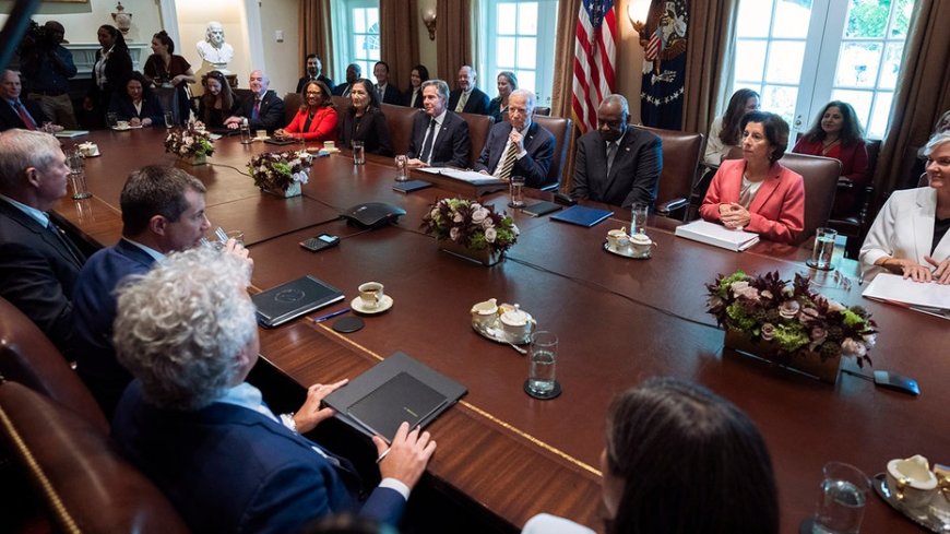 White House Cabinet officials rally around Biden despite backlash over his wife taking control of meeting --[Reported by Umva mag]