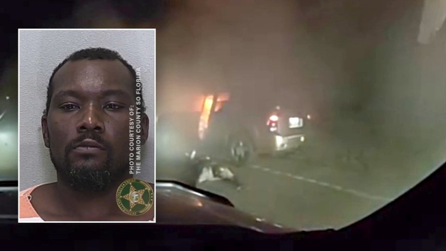 Florida suspect's plan goes up in smoke when SUV becomes engulfed in flames --[Reported by Umva mag]