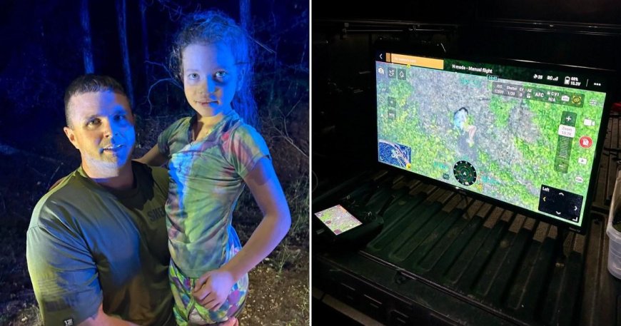 Sleepwalking girl missing in woods found with thermal imaging drone --[Reported by Umva mag]