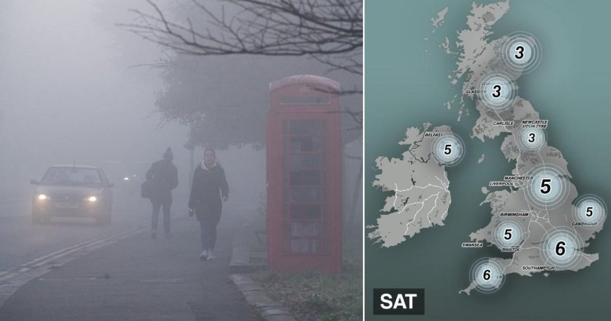 Map shows where temperatures will plummet across UK this weekend --[Reported by Umva mag]