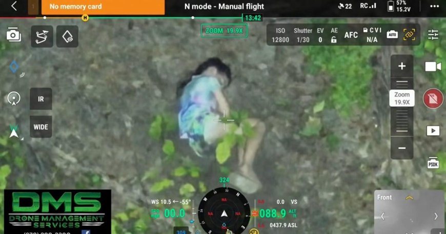 Girl who went sleepwalking into forest is found curled up by thermal drone --[Reported by Umva mag]