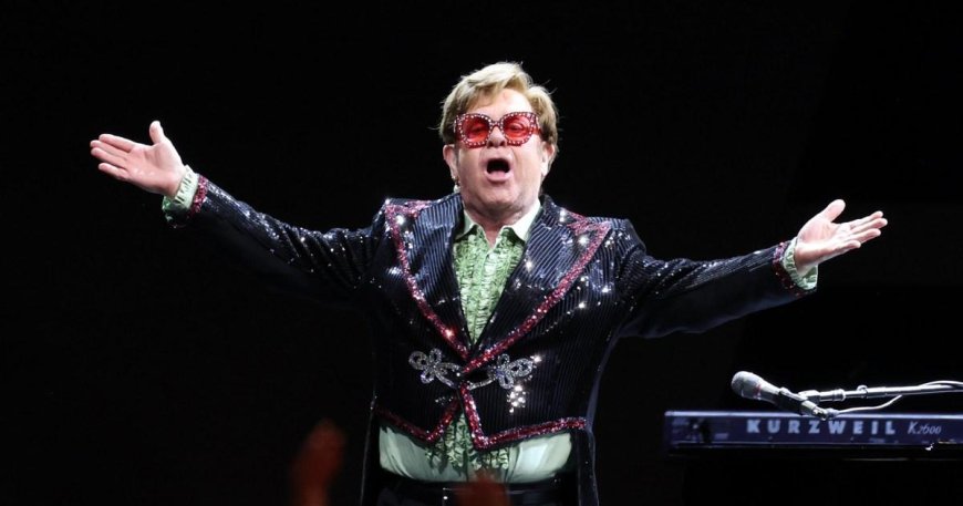 Sir Elton John, 77, gives fans hope for live performing again after retiring --[Reported by Umva mag]