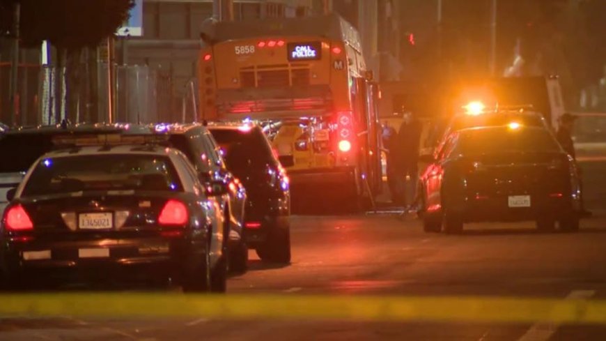 Los Angeles bus hijacked after on-board shooting, sparking wild police chase --[Reported by Umva mag]