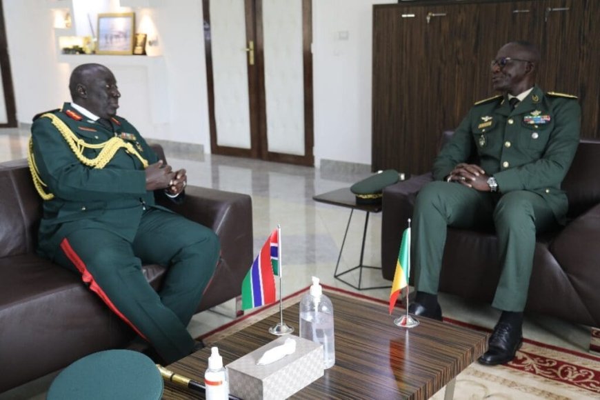 Gambian army chief visits Senegal to strengthen security cooperation --[Reported by Umva mag]