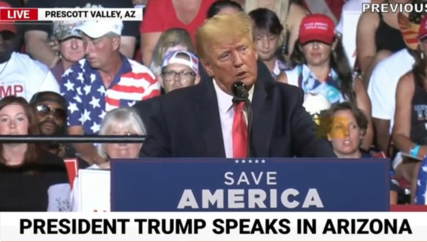 WATCH LIVE: President Trump Delivers Remarks at Rally in Prescott Valley, Arizona --[Reported by Umva mag]