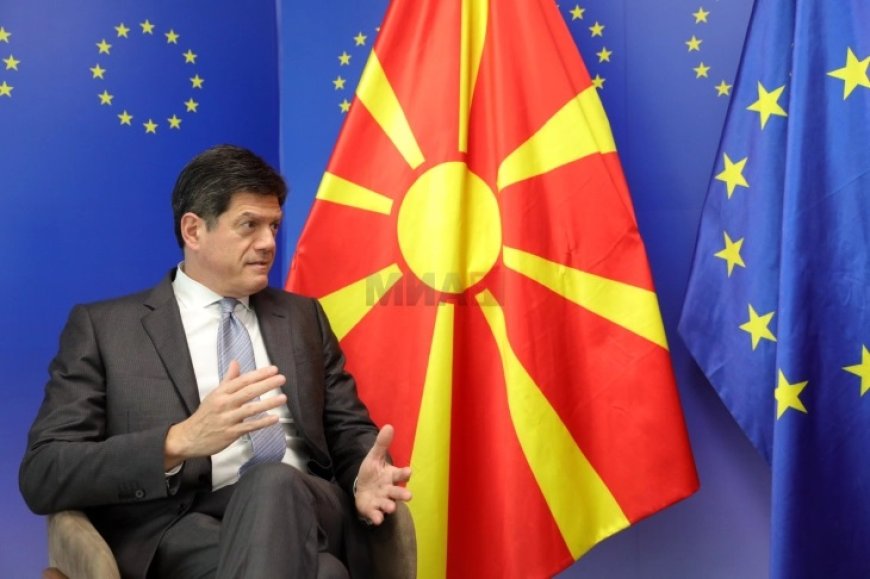 Rokas to MIA: The only goal during my term is to help North Macedonia join the EU --[Reported by Umva mag]