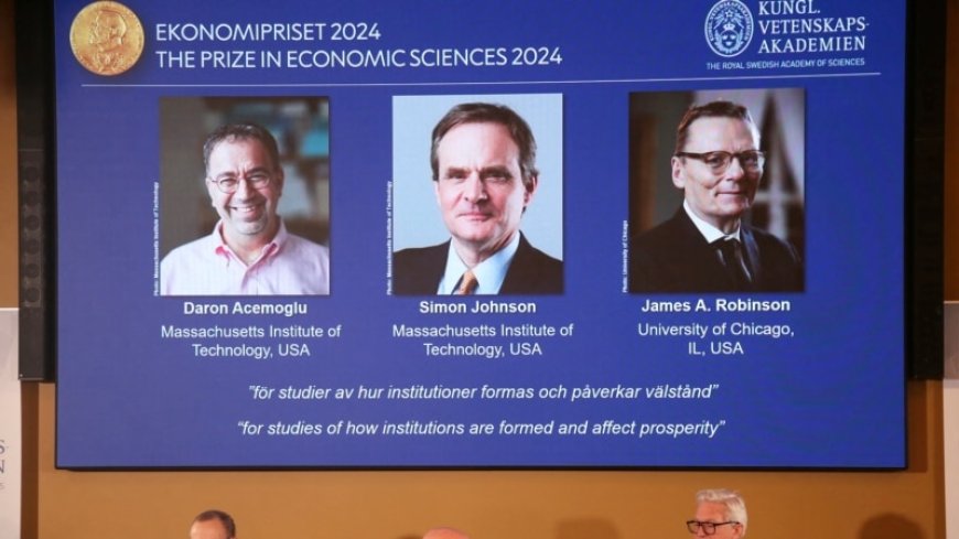 Nobel economics prize awarded for research into why countries succeed or fail  --[Reported by Umva mag]