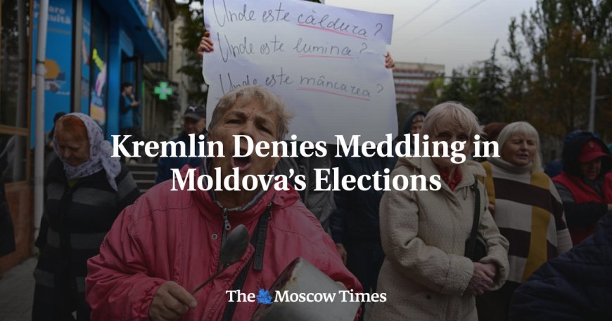 Kremlin Denies Meddling in Moldova’s Elections --[Reported by Umva mag]