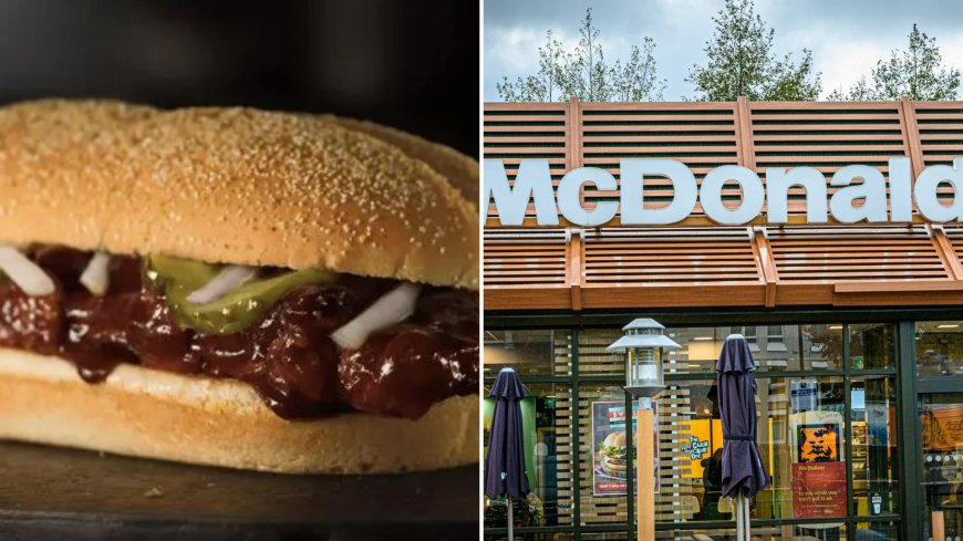 Iconic McDonald’s McRib returning after 10 YEARS – but there’s a bizarre reason it won’t be a permanent fixture --[Reported by Umva mag]