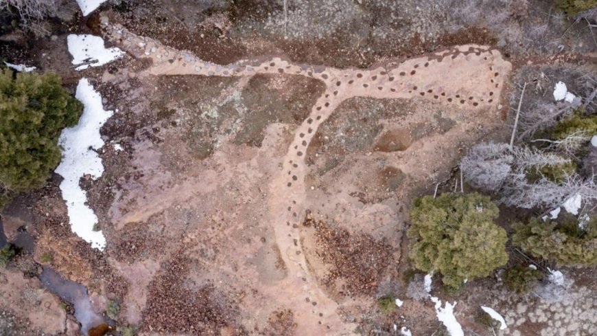 Watch as incredible new drone vid shows world’s longest dinosaur tracks from long-necked sauropod 150 MILLION years ago --[Reported by Umva mag]