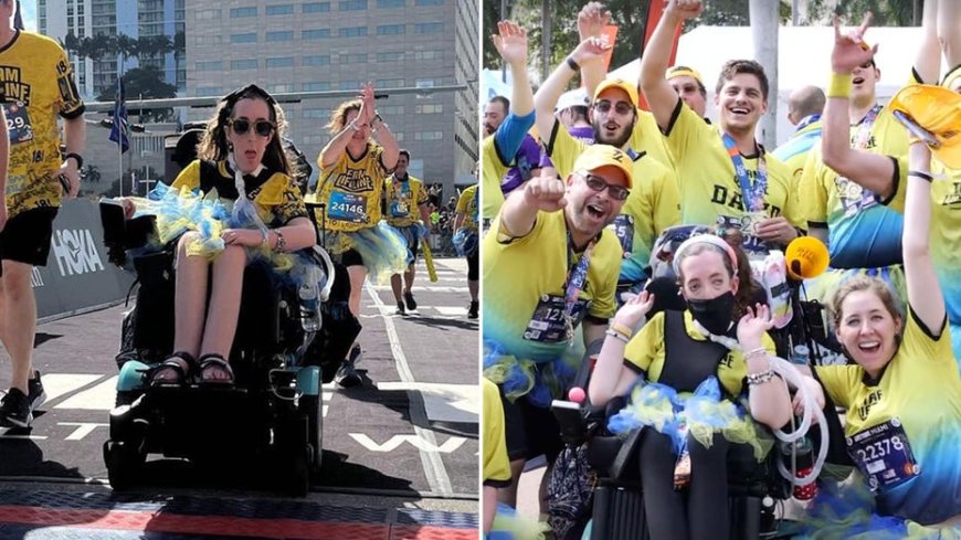 Woman with muscular dystrophy completes 12 half-marathons in wheelchair for charity: ‘Won’t let it define me’ --[Reported by Umva mag]