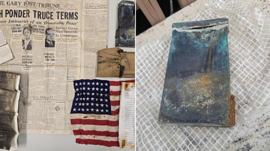 Time capsule from 1941 unearthed at Indiana Dunes National Park --[Reported by Umva mag]