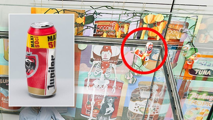 Museum worker mistakes beer can artwork for garbage, tosses in trash --[Reported by Umva mag]