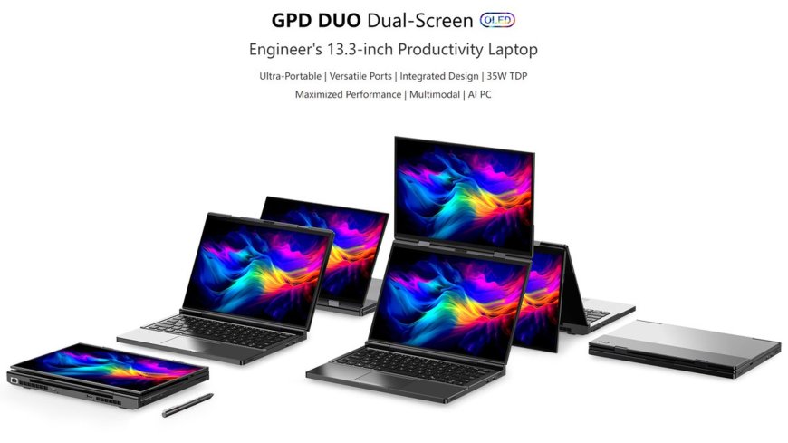 GPD’s powerful dual-OLED laptop is now available to order --[Reported by Umva mag]