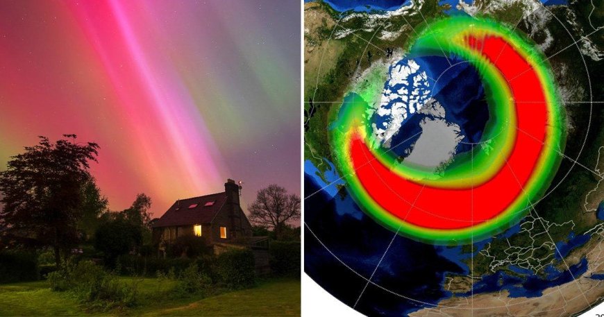 Stunning photos show Northern Lights putting on dazzling display over UK --[Reported by Umva mag]