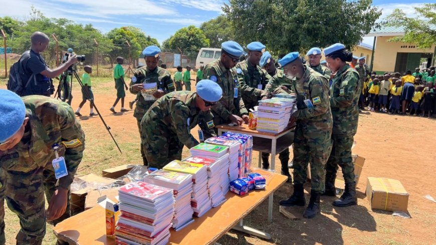 How Rwandan peacekeepers are helping South Sudan communities --[Reported by Umva mag]