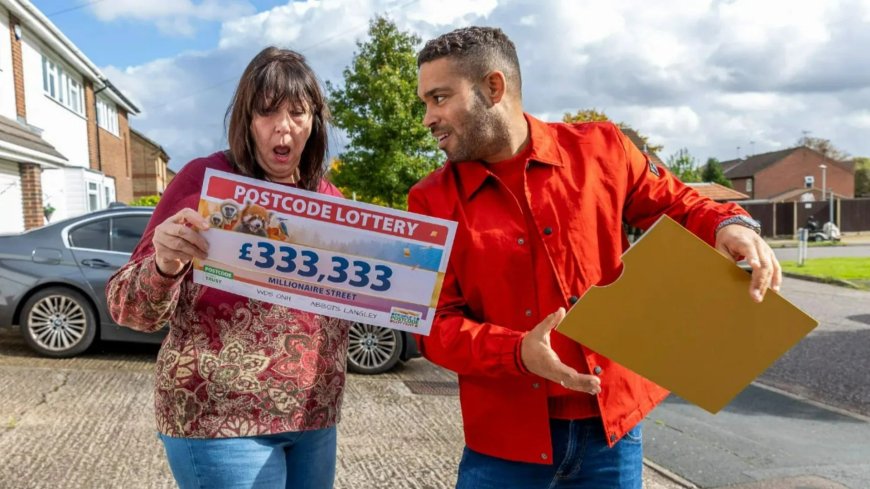 I won £333K on People’s Postcode Lottery but I’ll give it all away… I don’t need it sitting in the bank --[Reported by Umva mag]