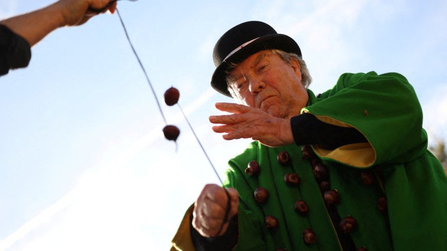 World Conker Championships embroiled in cheat row after finalist found with STEEL chestnut painted brown --[Reported by Umva mag]