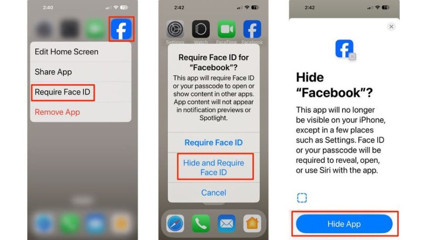 Hide and lock your apps on your iPhone with iOS 18 --[Reported by Umva mag]