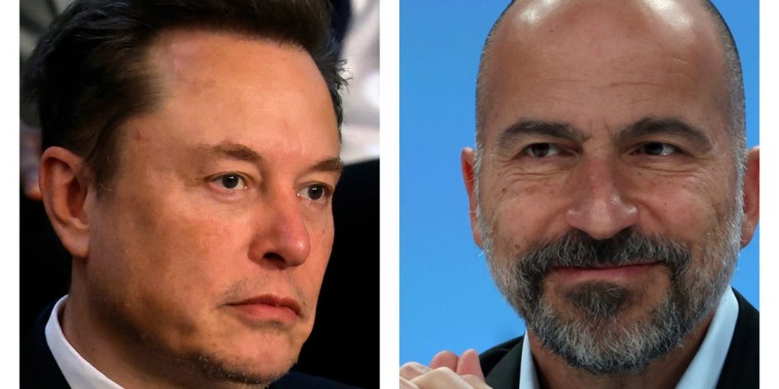 Uber CEO says competing with Elon Musk is 'no easy matter' &mdash; and would love to partner with Tesla on robotaxis --[Reported by Umva mag]