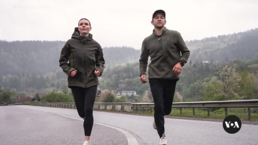 American couple runs across Ukraine to raise funds, help residents during war --[Reported by Umva mag]