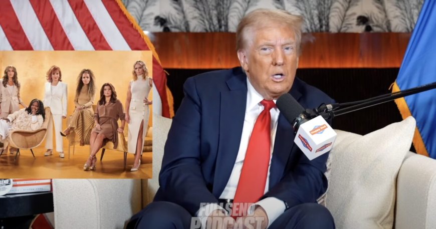 Trump Unleashes Scathing Takedown on the Ladies of The View and Late Night Hosts: Calls Out Whoopi’s ‘Filthy Mouth,’ Joy Behar as ‘Dumb,’ and Alyssa Griffin as a ‘Sellout’ --[Reported by Umva mag]