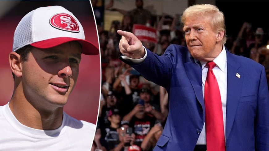 Trump praises Brock Purdy emerging as 49ers star after being drafted last: 'There's a little luck in sports' --[Reported by Umva mag]