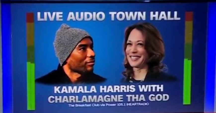 BRUTAL: Kamala Harris’s Scripted Audio-Only ‘Town Hall’ with Charlamagne Tha God Abruptly Ends While She’s Still Rambling (VIDEO) --[Reported by Umva mag]