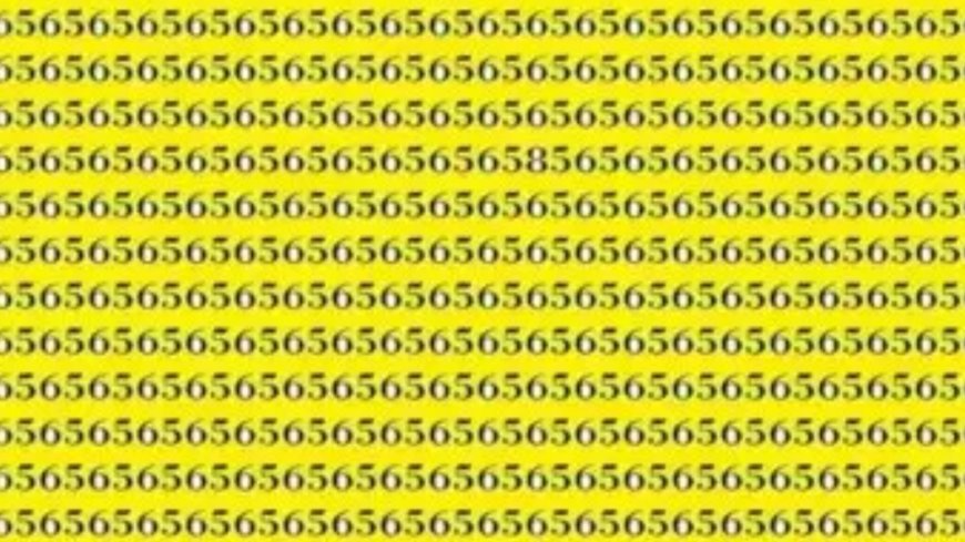 Everyone can see the numbers – but you have 20/20 vision & high IQ if you can spot the odd one out in 7 seconds --[Reported by Umva mag]