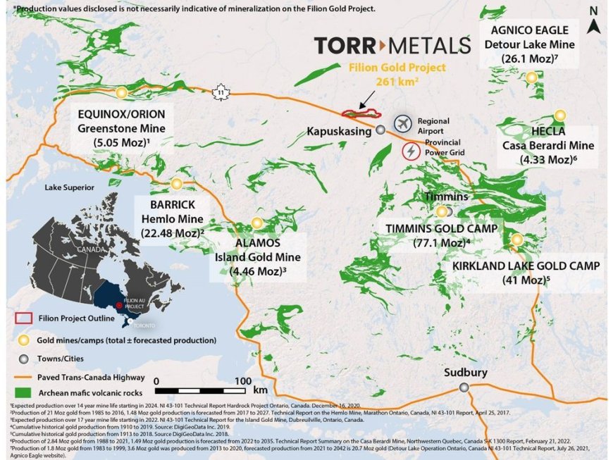 Torr Metals Mobilizes Crews to Filion Gold Project, Testing Major Expansion Potential Along Trans-Canada Highway 11 --[Reported by Umva mag]