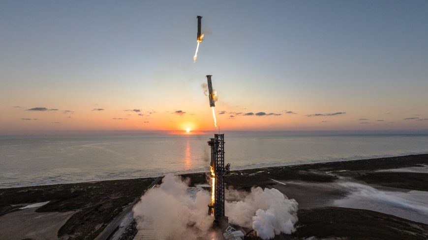 SpaceX plans to catch Starship upper stage with 'chopsticks' in early 2025, Elon Musk says --[Reported by Umva mag]