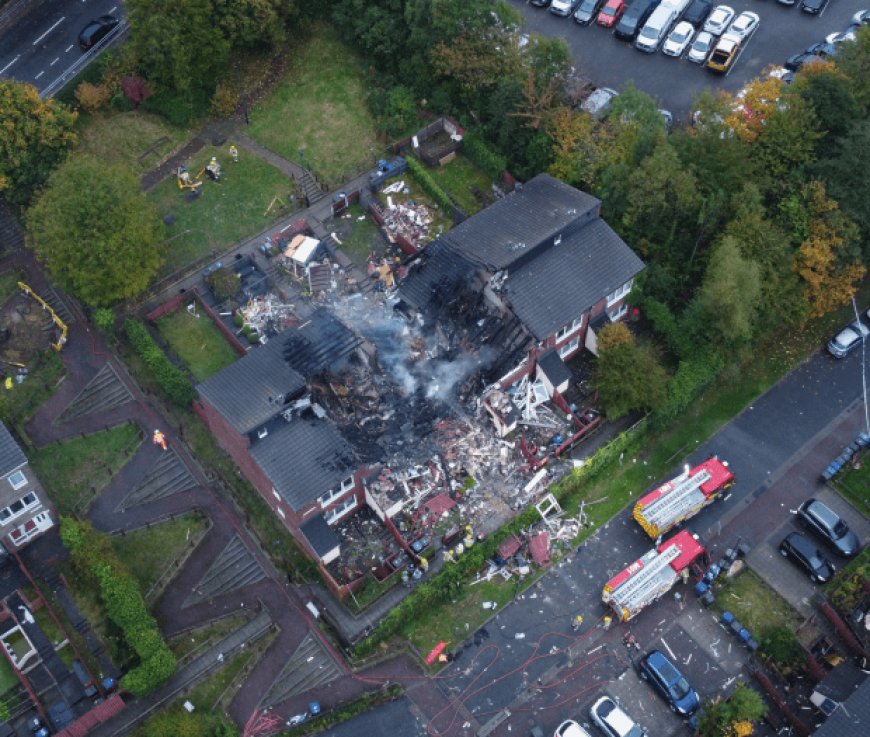 Boy, 7, dies after explosion sparked huge fire which tore through three Newcastle homes --[Reported by Umva mag]