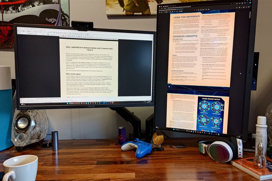 I switched to a vertical monitor: 5 reasons I’m in love --[Reported by Umva mag]