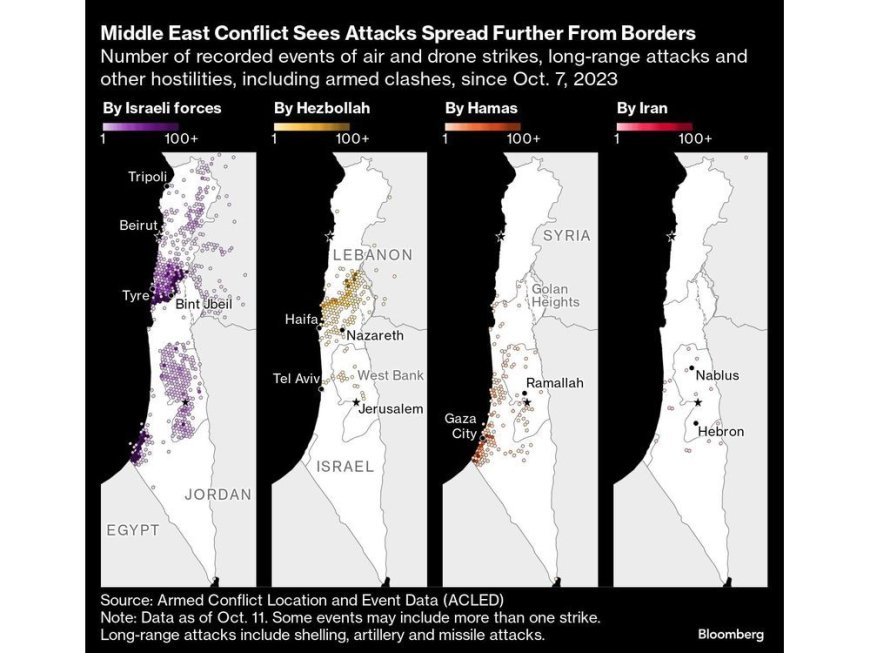 Israel Steps Up Air Strikes in Lebanon as War in North Escalates --[Reported by Umva mag]