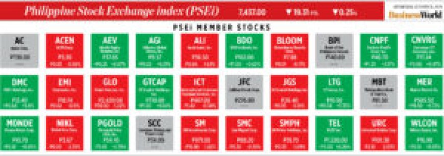 How PSEi member stocks performed — October 16, 2024 --[Reported by Umva mag]