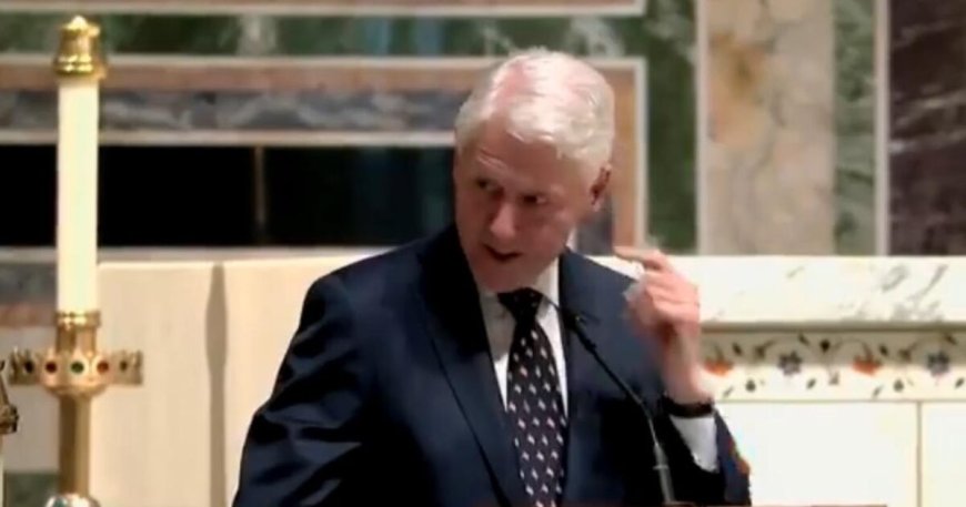 “I Thought Your Mother Was the Cat’s Meow… She Would Flirt with Me…” – Bill Clinton Delivers Bizarre Eulogy at Memorial Service for Ethel Kennedy (VIDEO) --[Reported by Umva mag]