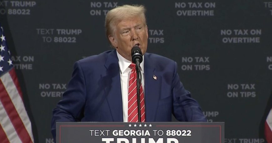 Trump Celebrates Georgia’s Historic First-Day Turnout, Urges MAGA Supporters to Flood the Polls Early --[Reported by Umva mag]