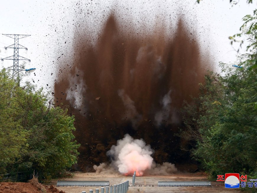 North Korea blows up road, rail links with ‘hostile state’ South Korea --[Reported by Umva mag]