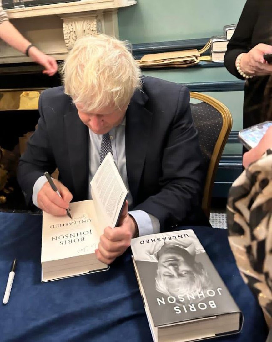 Bookseller leaves Brits in stitches after triumphant announcement to reveal he received no orders for Boris Johnson’s new book --[Reported by Umva mag]