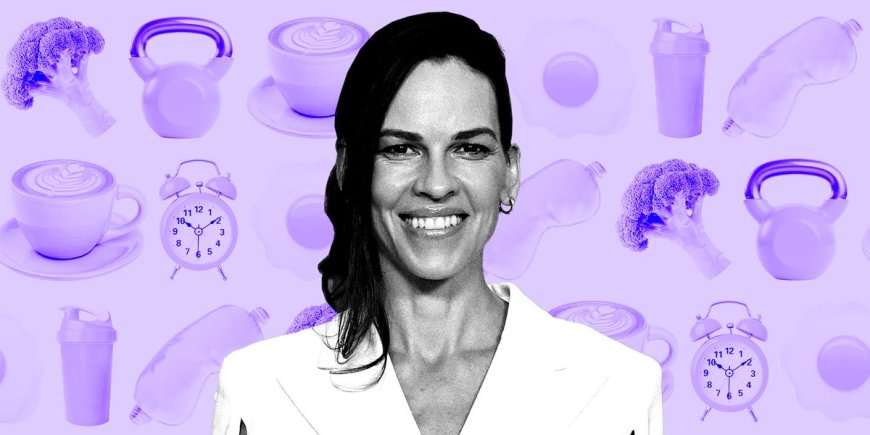 How Hilary Swank spends her 5 to 9 &mdash; from meditating to eating every hour and a half --[Reported by Umva mag]