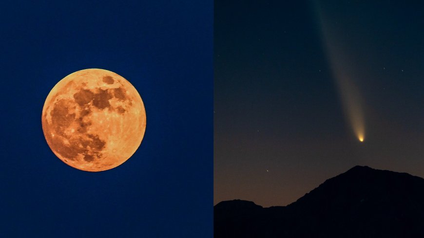 Watch Hunter's Moon supermoon team up with Comet Tsuchinshan-ATLAS in free livestream Oct. 21 --[Reported by Umva mag]