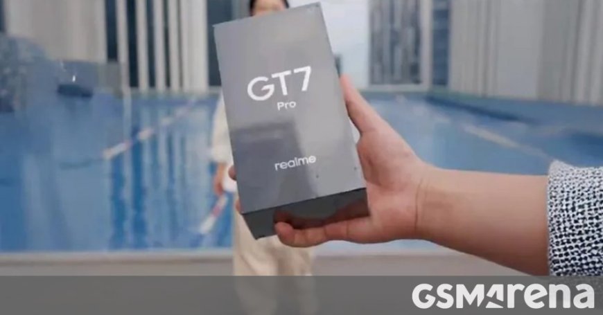 Realme GT7 Pro gets unboxed underwater just as reservations start --[Reported by Umva mag]