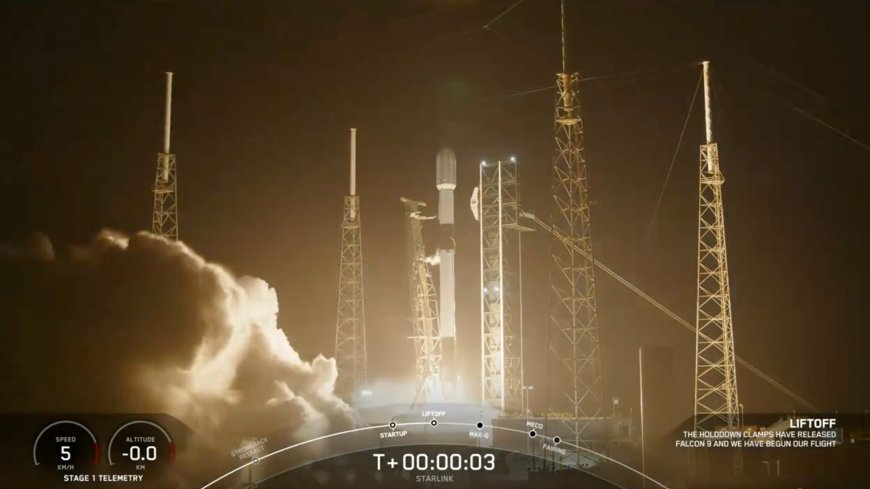 SpaceX launches 20 Starlink internet satellites from Florida (video) --[Reported by Umva mag]