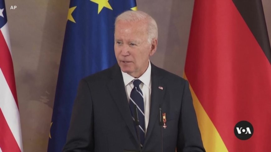 Biden in Germany for quick visit focused on Middle East, Ukraine --[Reported by Umva mag]