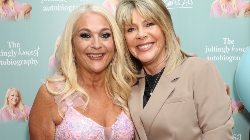 Ruth Langsford puts on a brave face as she supports former This Morning co-star Vanessa Feltz --[Reported by Umva mag]