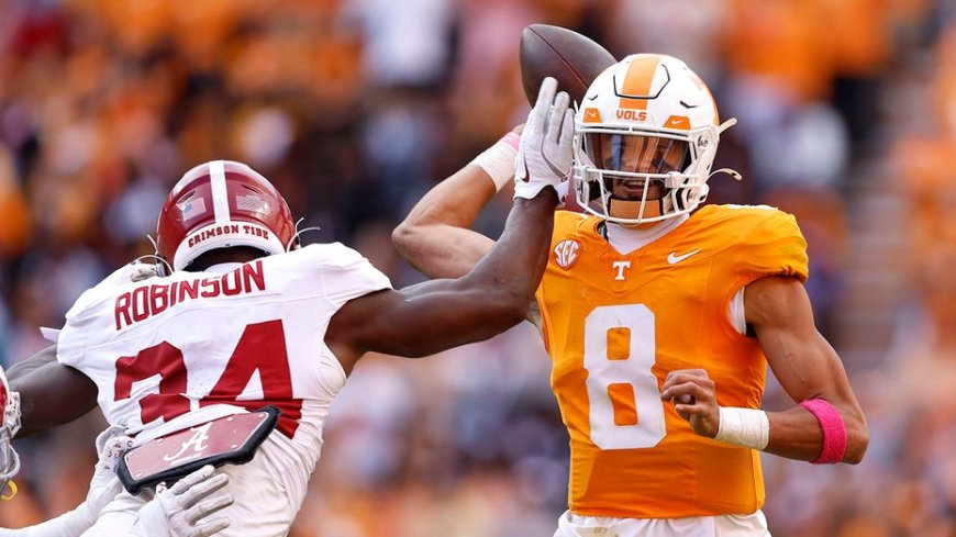 Tennessee upsets Alabama in SEC thriller, second loss of season puts Crimson Tide's playoff hopes in jeopardy --[Reported by Umva mag]