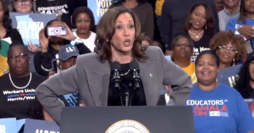 WTH? Kamala Harris Sounds Blitzed at Campaign Rally in Atlanta with Usher (VIDEO) --[Reported by Umva mag]