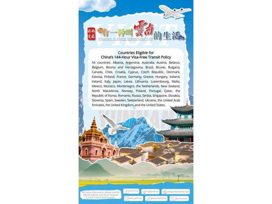 144-Hour Visa-Free Transit Unlocks Wonders of Yunnan: ‘Yunnan: A Many-Splendored Life’ Awaits You --[Reported by Umva mag]