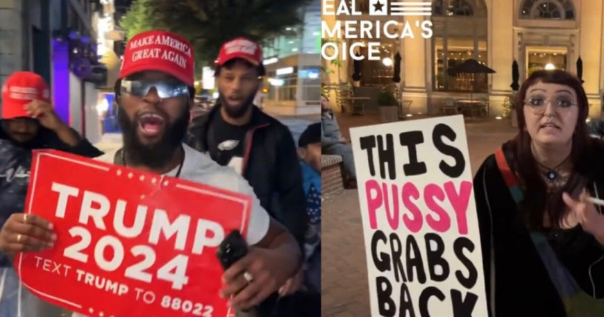 WATCH: Ben Bergquam Encounters Trump Supporters in The Streets of Lancaster, PA, Two LONE “Libtard” Protestors Display Vulgarities and Try to Lecture Him on Jesus – “Nobody Wants To Grab it, I Promise You” --[Reported by Umva mag]